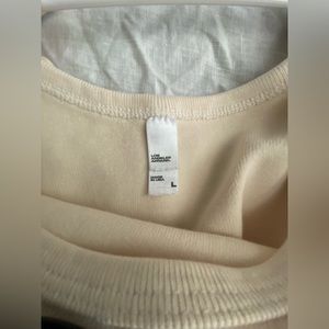 Los Angeles Apparel Knit dress Cream size large